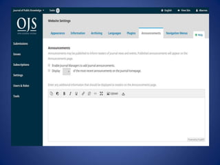Open Journal Systems.ppt