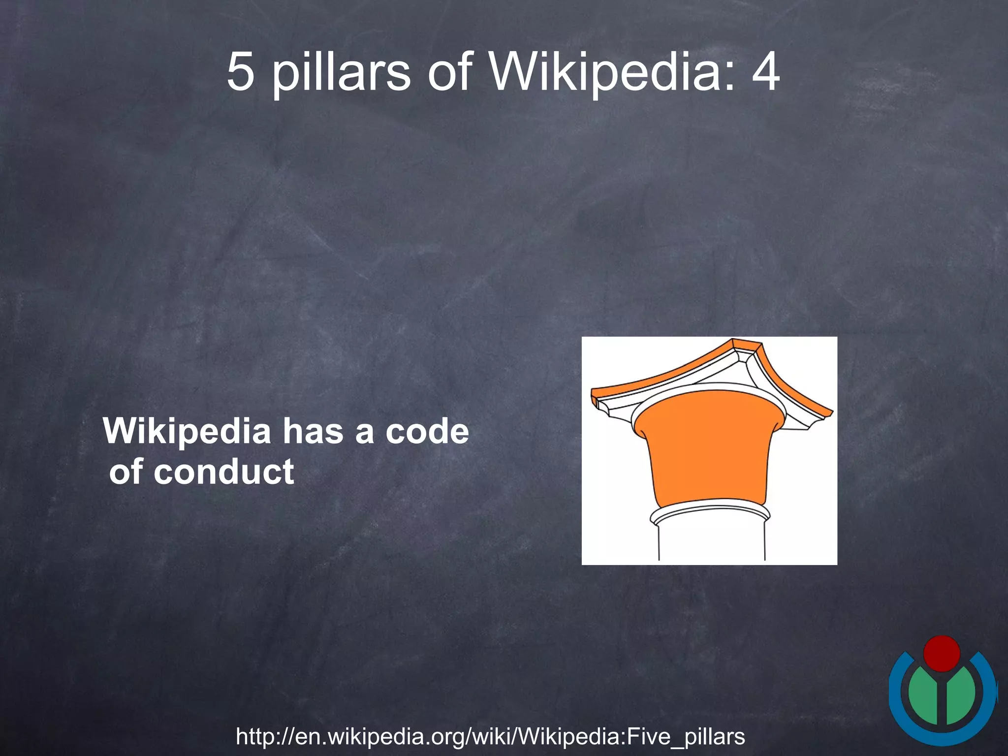 Wikipedia has a code of conduct   5 pillars of Wikipedia: 4 http://en.wikipedia.org/wiki/Wikipedia:Five_pillars 