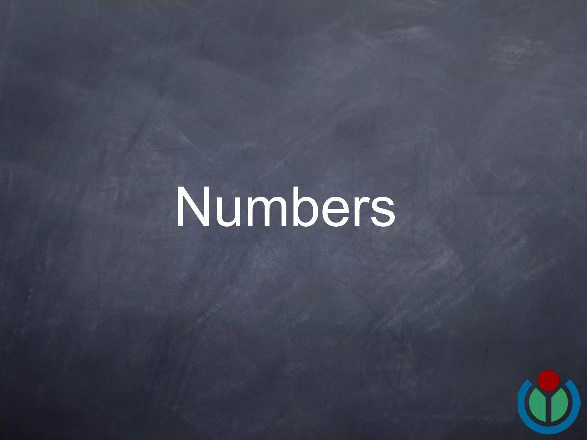 Numbers 