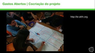 Gastos Abertos | Cocriação do projeto 
http://br.okfn.org 
 
