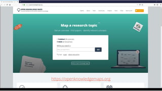 Open Knowledge Maps | PPTX
