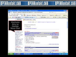 Wizytówka firmy na Giełdzie Biznes Ofert 