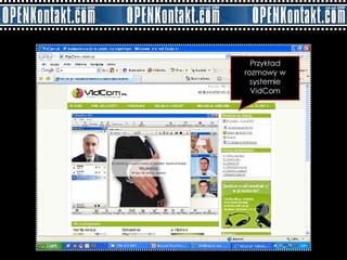 Przykład rozmowy w systemie VidCom 