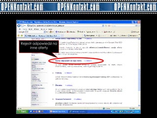 Rejestr odpowiedzi na inne oferty 