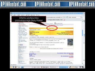 Oferta użytkownika posiadającego Złoty Pakiet 