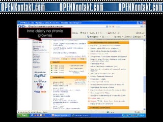 Inne działy na stronie głównej 