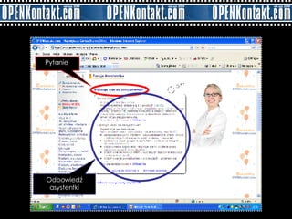 Pytanie  Odpowiedź asystentki 