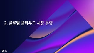 2. 글로벌 클라우드 시장 동향
 
