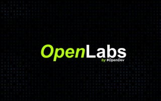 OpenLabsby #OpenDev
 