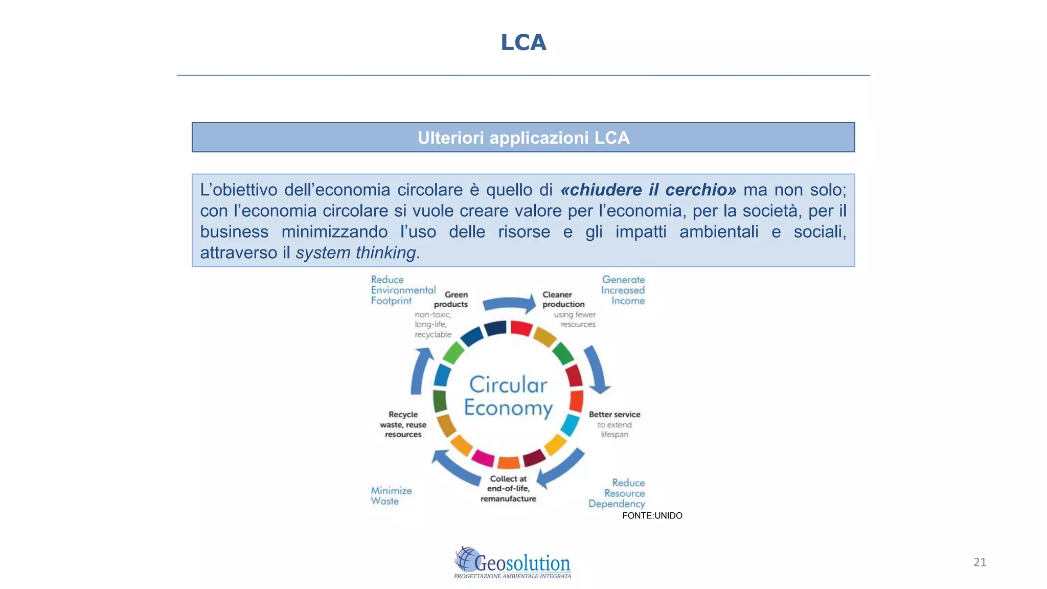 Introduzione all'Analisi del Ciclo di Vita (Life Cycle Assessment - LCA ...