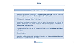 Introduzione all'Analisi del Ciclo di Vita (Life Cycle Assessment - LCA ...