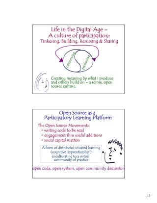 Open Learning Broadly Construed