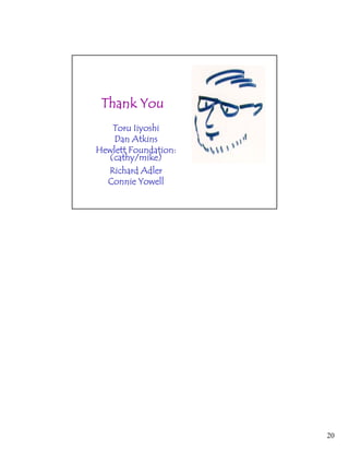 Open Learning Broadly Construed