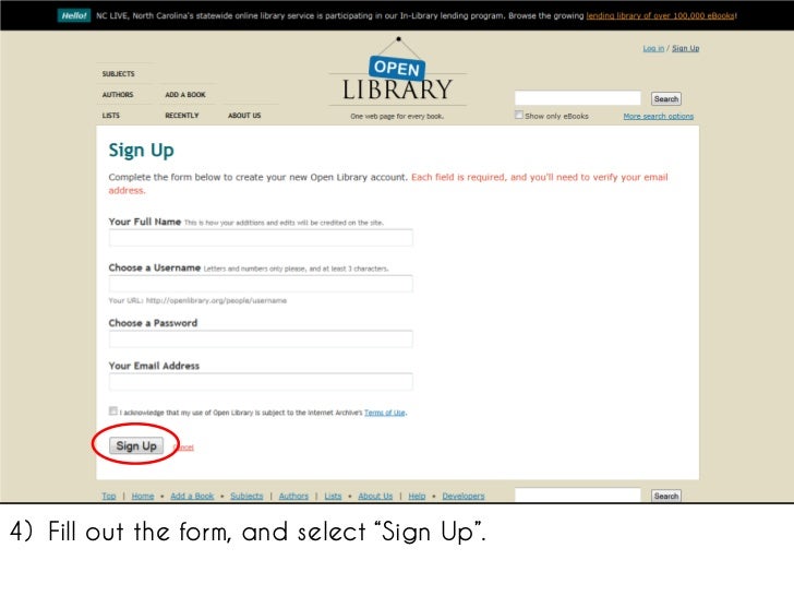 How to Borrow eBooks from Open Library