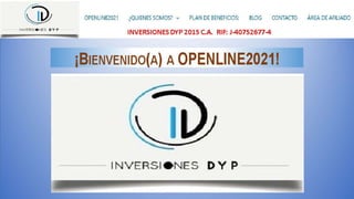 Openline2021 plan financiero