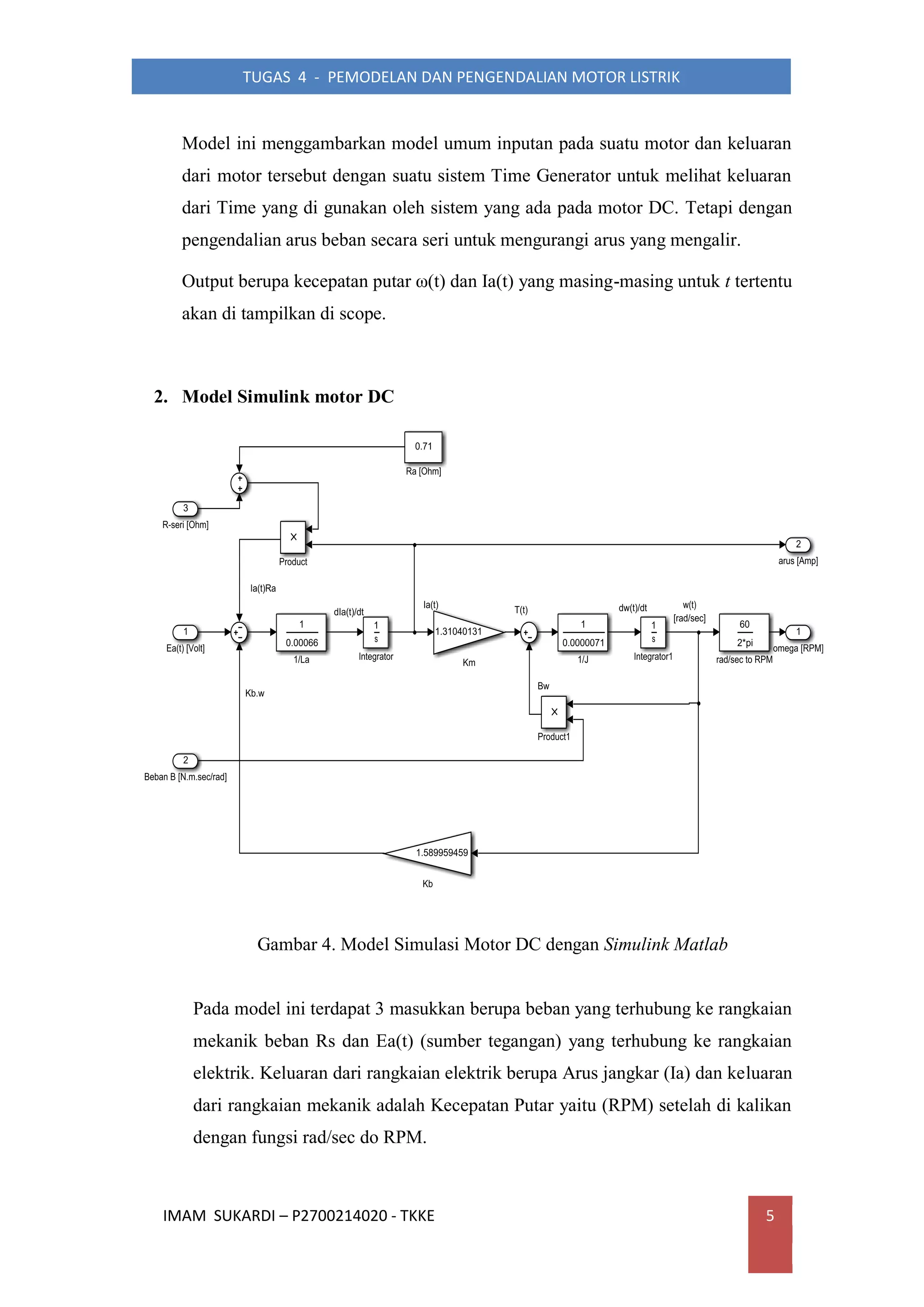 Open loop motor dc | PDF