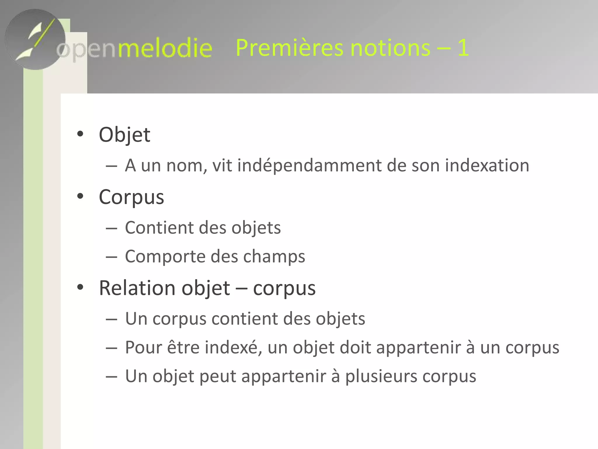Base de données – remarquesUne base de données gère des tablesDans les tables sont enregistrées des entitésDans une table :Chaque champ est une colonneChaque ligne est un enregistrementChaque entité possède un ID (= clé primaire)Référence par ID possible (clé étrangère)La valeur des ID est géré par la base