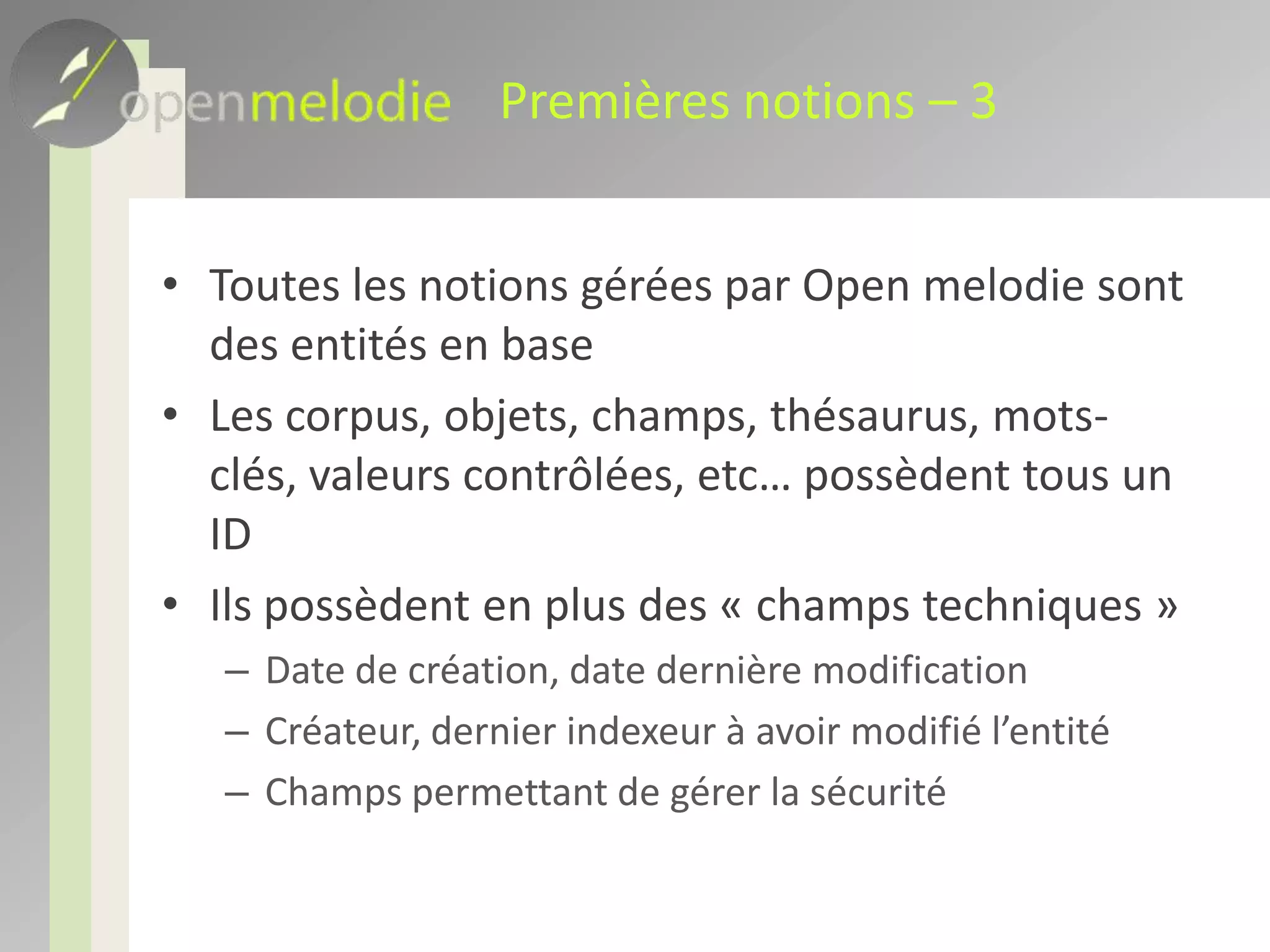 Interactions entre les donnéesLes données partagent les mêmes thésaurusLes données peuvent se référencer les unes les autres« Voir aussi » est un lien vers un autre objet, d’un autre corpus