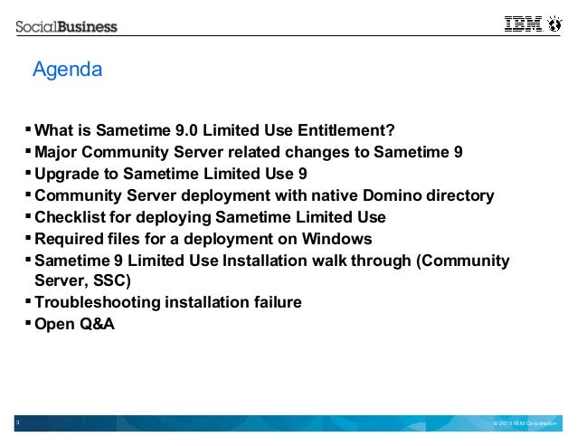open mic ibm sametime 9 limited use server open mic ibm sametime 9 limited use server, Presentation templates