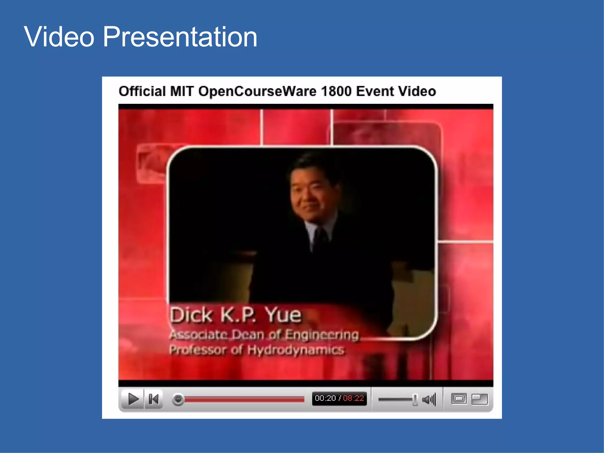 Video Presentation 