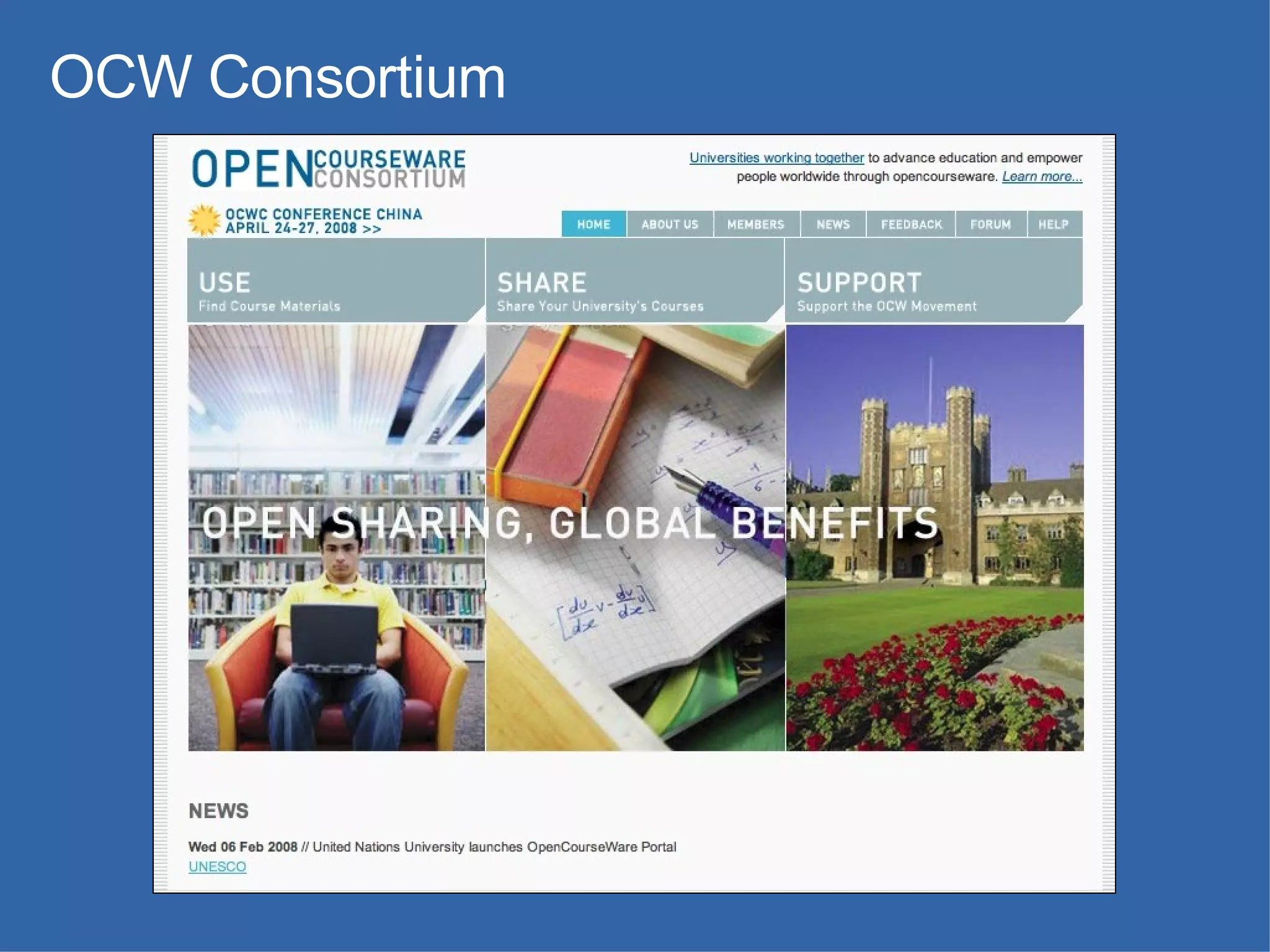 OCW Consortium 
