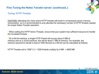 Open mic on ibm notes traveler best practices | PDF