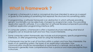 Introduction Java Web Framework and Web Server. | PPTX