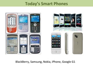 BlackBerry, Samsung, Nokia, iPhone, Google G1 Today’s Smart Phones 