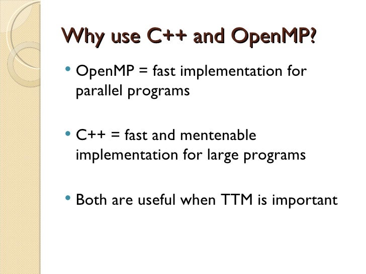 Why use c++ for games