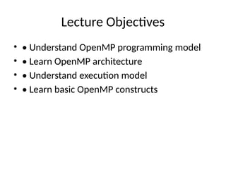 OpenMP_Architecture_and_Basic_Constructs.pptx