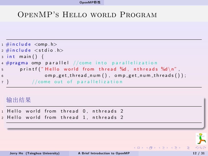 Biref Introduction To Openmp