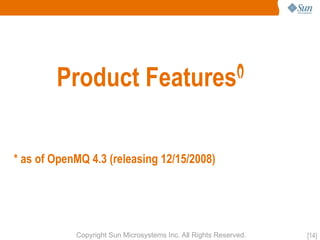 OpenMQ Aquarium Paris