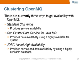 OpenMQ Aquarium Paris