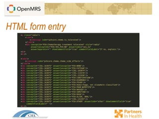 HTML form entry
 