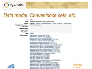 Data model: Convenience sets, etc.
 