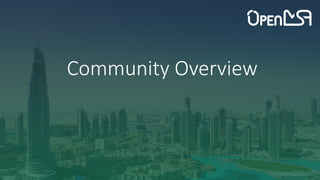 Community	Overview
 