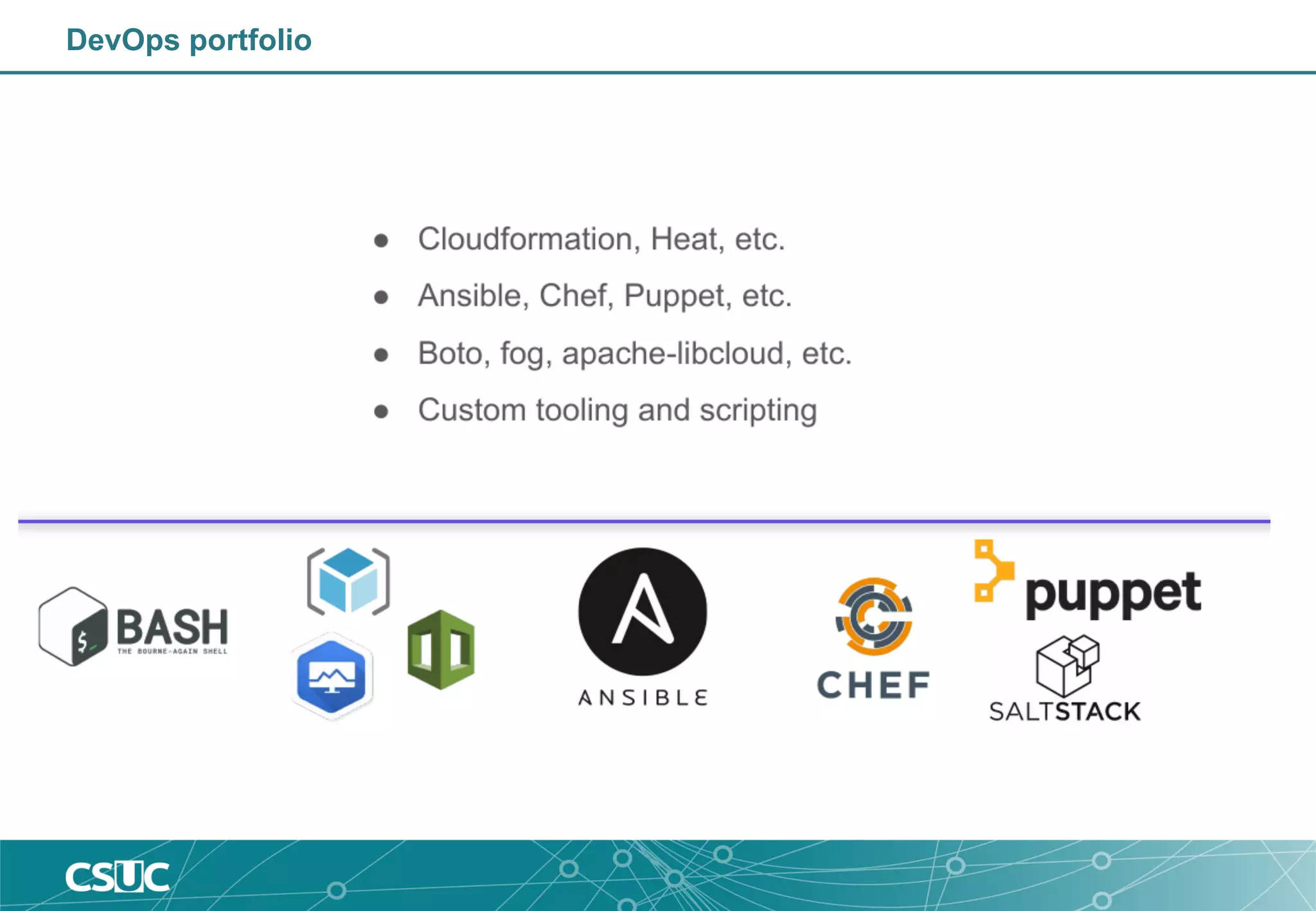 DevOps portfolio
 