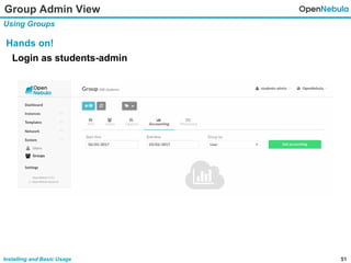 51Installing and Basic Usage
Group Admin View
Using Groups
Hands on!
Login as students-admin
 