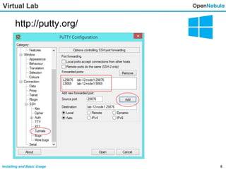 6Installing and Basic Usage
Virtual Lab
http://putty.org/
 