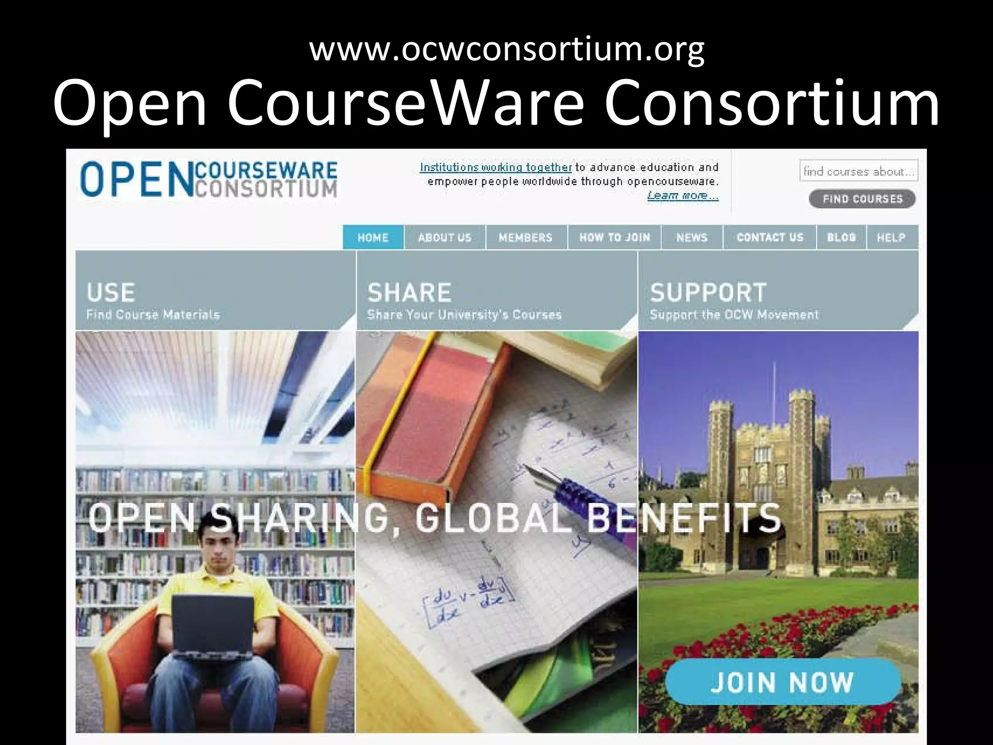 Open CourseWare Consortium  www.ocwconsortium.org 