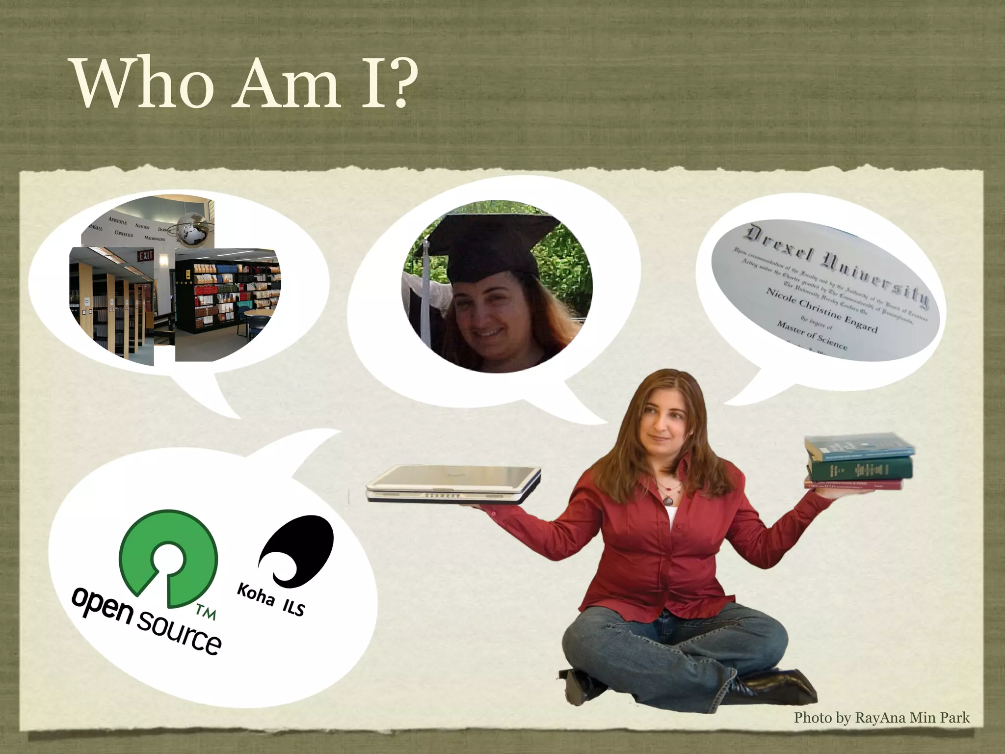 Who Am I? Photo by RayAna Min Park 