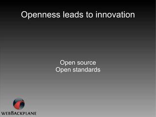 Openness and Innovation | ODP