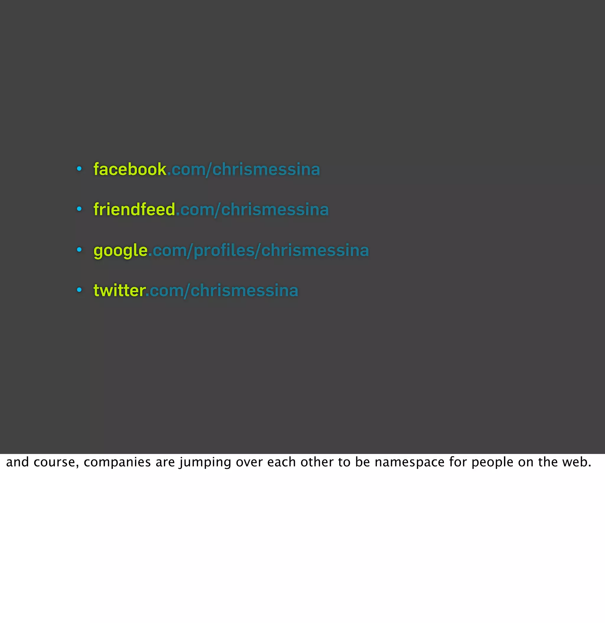 Openness In The Era Of Social Web