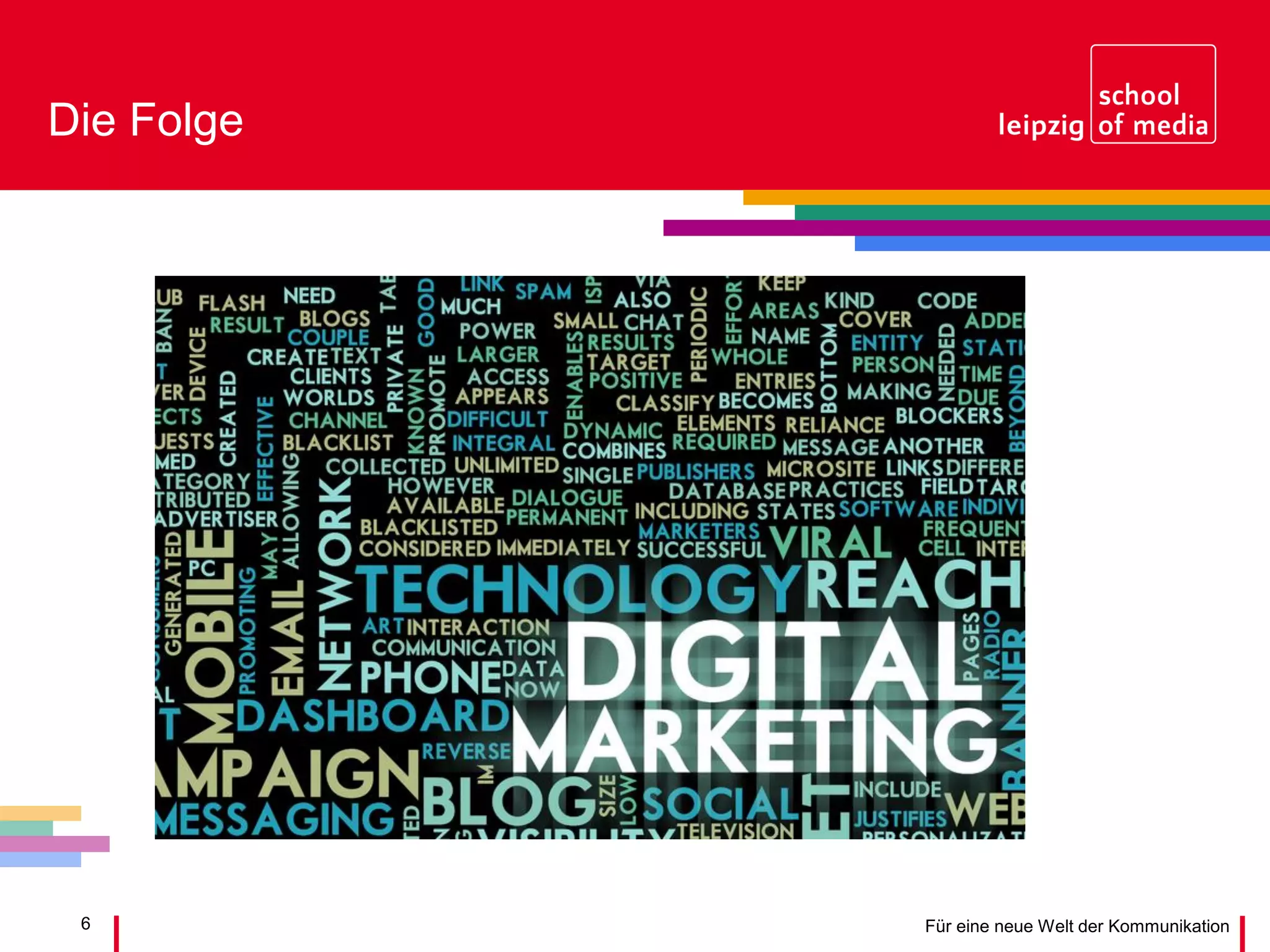 6 Für eine neue Welt der Kommunikation
Die Folge
 