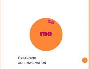    it          them     us                me Expandingour imagination