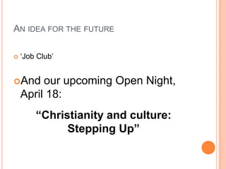 CCL Open Night 2 - Work