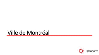 Ville de Montréal
 