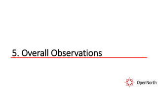 5. Overall Observations
 