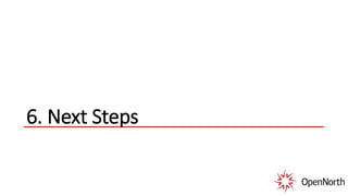6. Next Steps
 
