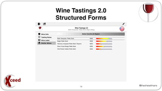 @theoheselmans
Wine Tastings 2.0
Structured Forms
14
 